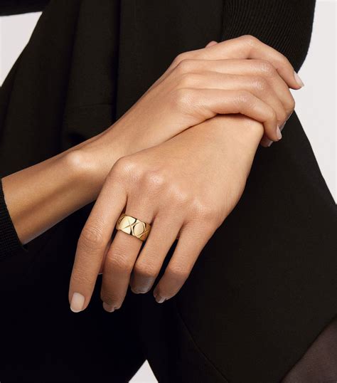 chanel ring goud|chanel coco crush rings.